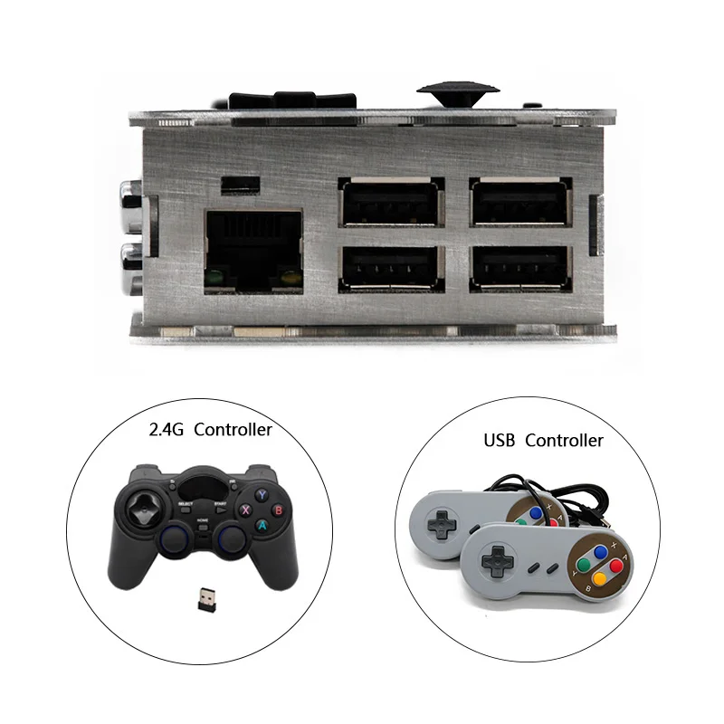 НОВЕЙШАЯ портативная Ретро игровая консоль 2 8 дюймов HD экран приставка Raspberry pi 3 B/B