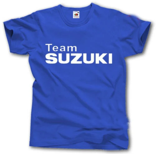 Suzuki Team Racing футболка цвета Racing Gp Motobike Moto Grand Prix мужские топы футболки 2019 летняя модная новая футболка с принтом