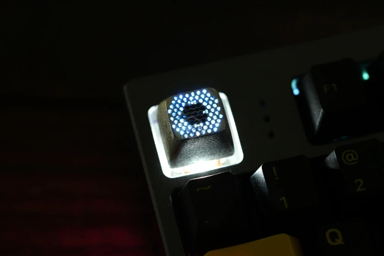 Kpreofficial MX Keycap фиолетовый рубин сапфир Искусственный драгоценный камень для