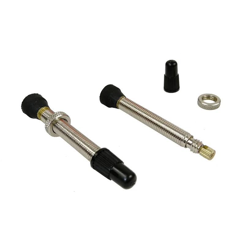 

SPEEDSAFE High Level MTB Road Bike cyclocross No Tube Presta Brass French Valves Silver 34mm 40mm 44mm Tubeless Conversion