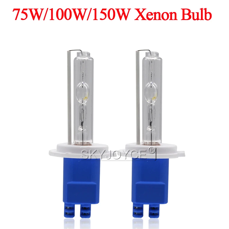 12V 75W Car Xenon Light Bulb 100W Xenon H7 H1 H3 H11 HB3 HB4 D2H Auto Headlight Bulb 3000K 4300K 5000K 6000K 150W HID Xenon Bulb (7)