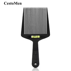 CestoMen аксессуары для отделки волос Расческа гребешок моделирование бороды окрашивание расческа анти-скользкая ручка пластиковая расческа