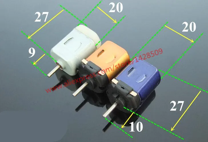 Цветной 130 микро 2,5-3 в двигатель постоянного тока мини двигатель постоянного тока высокоскоростной Сильный магнитный двигатель технология обучения