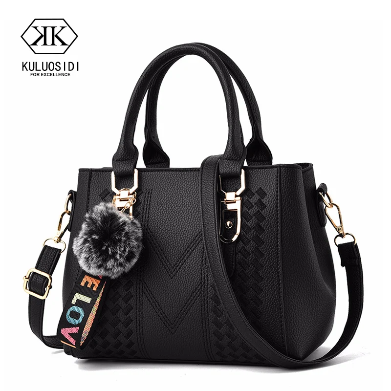 

Fashion Embroidery Women Leather Handbags 2018 Sac a Main Bags Shoulder For Women Handbags Female