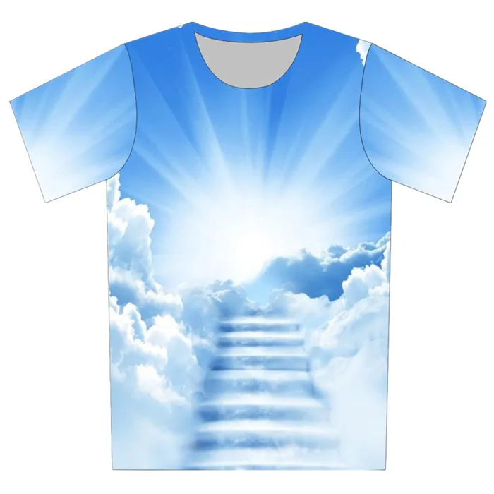 Детская футболка в новом стиле с 3D рисунком галактики Футболка с принтом «Планета», «молния», «сорняки» Повседневная футболка с короткими рукавами, летняя одежда, топы - Цвет: as picture