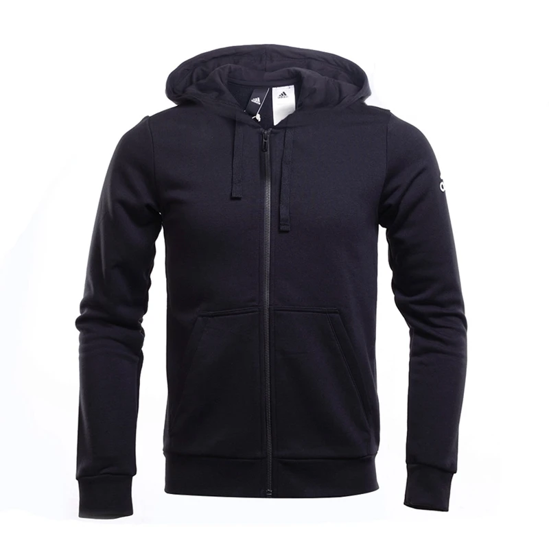 Новое поступление Adidas ESS BASE FZ SLB Для мужчин зимнее пальто с капюшоном спортивная одежда - Цвет: BK3717