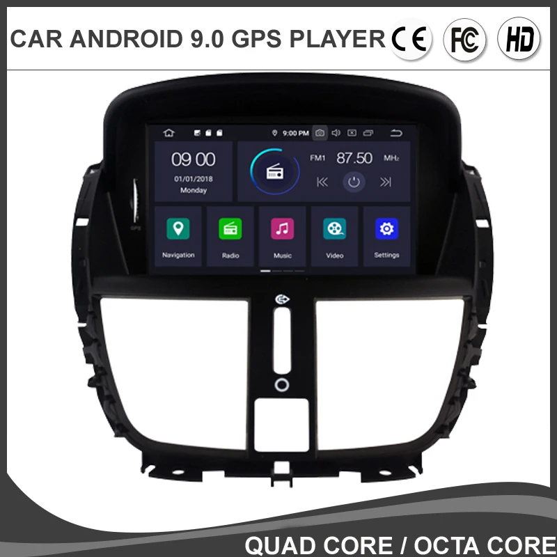 7' IPS Android 9.0 Octa Core Car DVD GPS Player For PEUGEOT 207 Multimedia Radio Navigation headunit 4+64G SD Mirror Link USB BT 7' IPS Android 9.0 Octa Core Car DVD GPS Player For PEUGEOT 207 Multimedia Radio Navigation headunit 4+64G SD Mirror Link USB BT