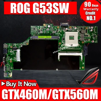 

G53SW Motherboard REV:2.0 For Asus G53SX VX7 VX7S G53S Laptop motherboard G53SW Mainboard G53SW Motherboard test 100% OK