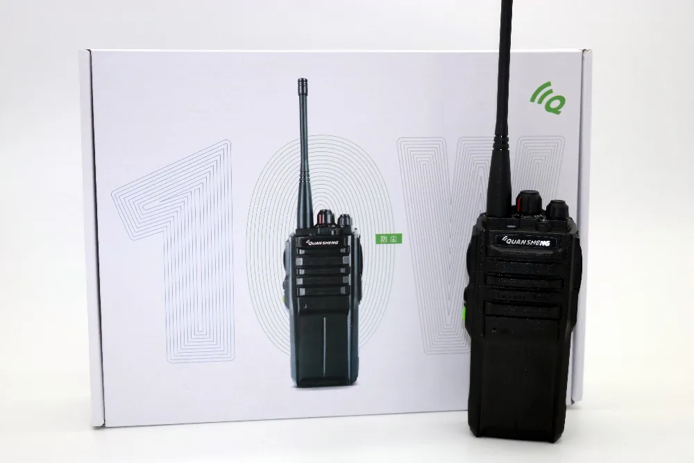 QUANSHENG tg-1690 Двухканальные рации UHF 400-480 мГц 8 Вт 16ch Обсуждение диапазон 10 км