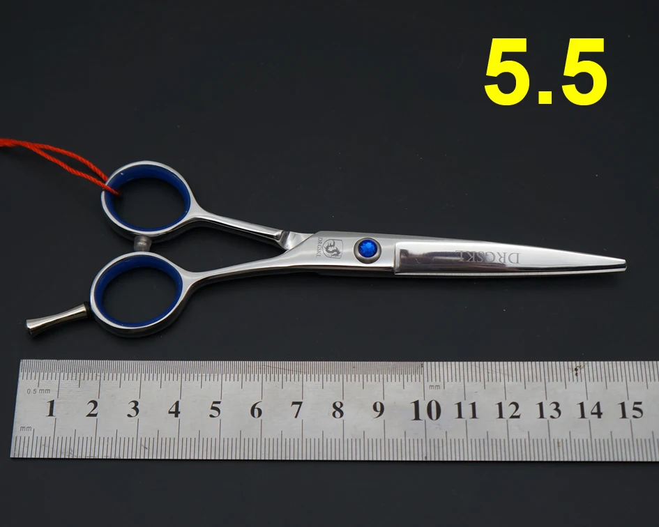 DRGSKL 4,0/5,0/5,5 дюймов ножницы для волос Профессиональные Парикмахерские ножницы для резки, высокое качество мини парикмахерские ножницы, логотип на заказ - Цвет: 55
