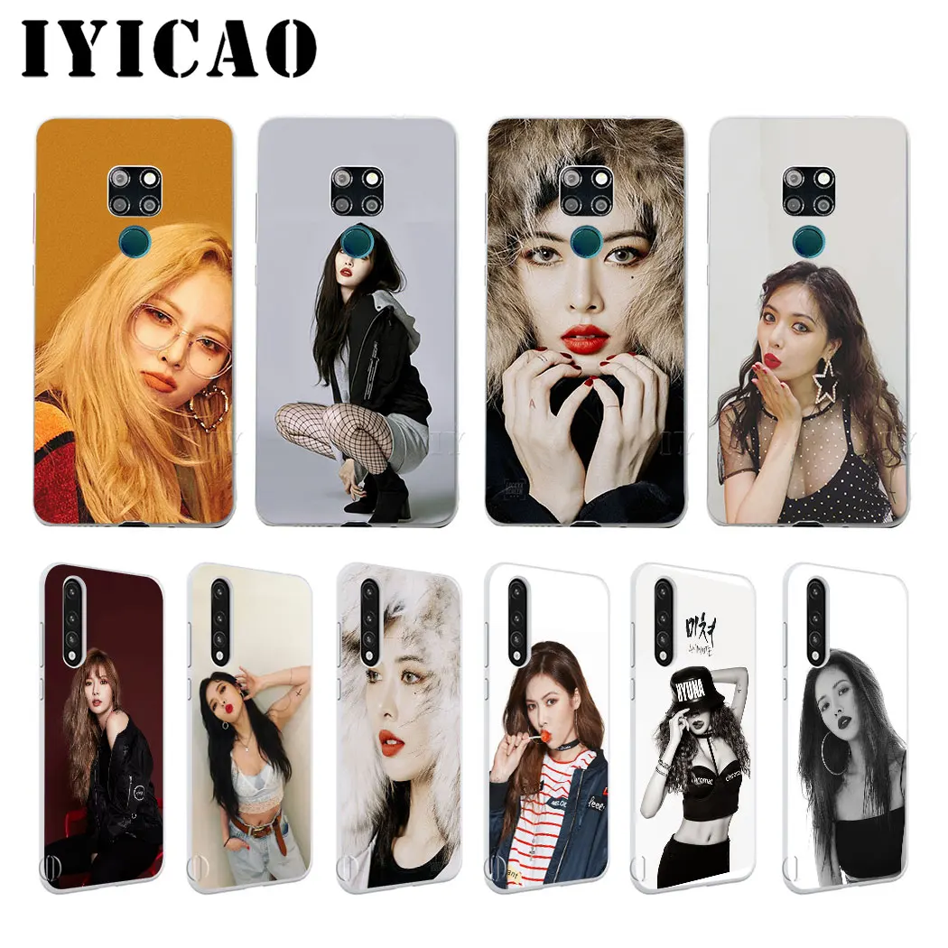 IYICAO HyunA Kim для Huawei Mate 20 10 30 Lite Pro Y9 2019 Y7 Y6 Prime 2018 2017 чехол телефона | Мобильные телефоны