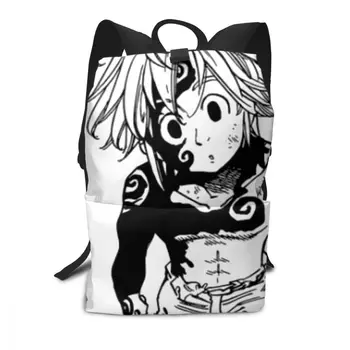 

Seven Deadly Sins Nanatsu Backpack Berserk Cinnamon Roll Backpacks Multi Function Pattern Bag Man - Woman Trend Teen Bags