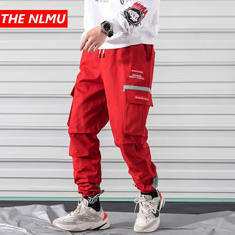Pantalones Fila Garin Jogger Hombre Rojas Y FILA Garin Fleece