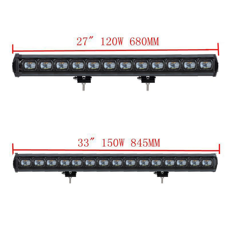 6D " 13" 2" 27" 30 Вт 60 Вт 120 Вт 210 Вт Однорядный светодиодный свет 4x4 внедорожный бар для внедорожных 4WD грузовиков ATV 12 в 24 в прицеп водонепроницаемый Wo