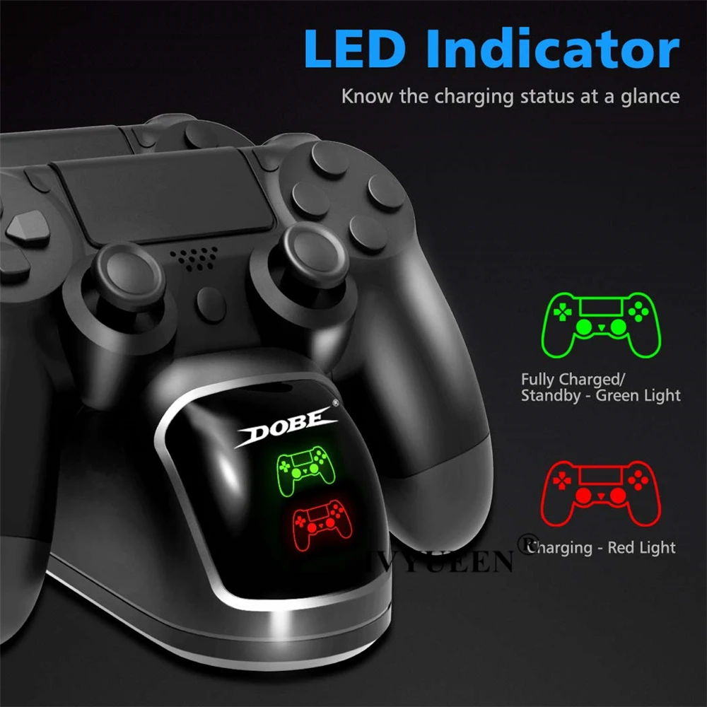for PlayStation dualshock 4 ps4 pro slim controller charger Charging Docking Station 05