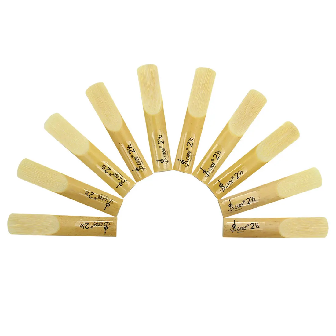 10 шт./лот Lade Sax bB Strength 2 5 Reeds 2-1/2 Bamboo для Tenor саксофона | Спорт и развлечения