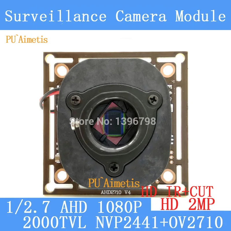 

PU`Aimetis 2MP 1920*1080 AHD 1080P 2000TVL Camera Module Circuit Board 1/2.7 CMOS OV2710 PCB Board+HD IR-CUT dual-filter switch