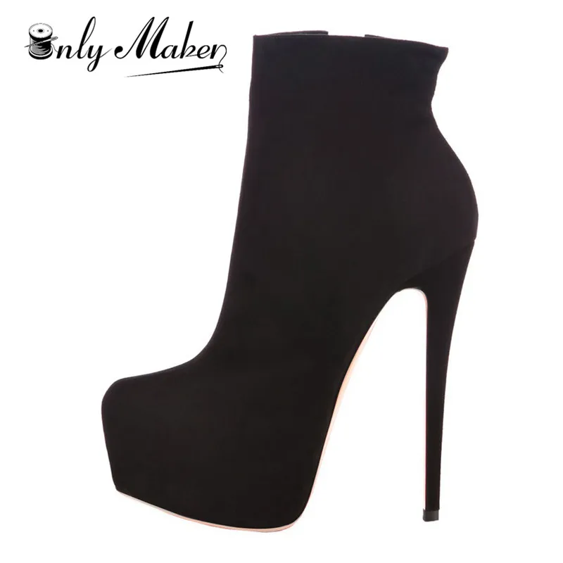 black suede boots 3 inch heel