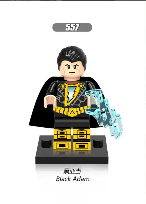 

100pcs xh557 Super Heros Jaune Lumiere l'epouvantail Noir Adam Vert Lanten Firestorm Blocs de Construction Pour Enfants x0153