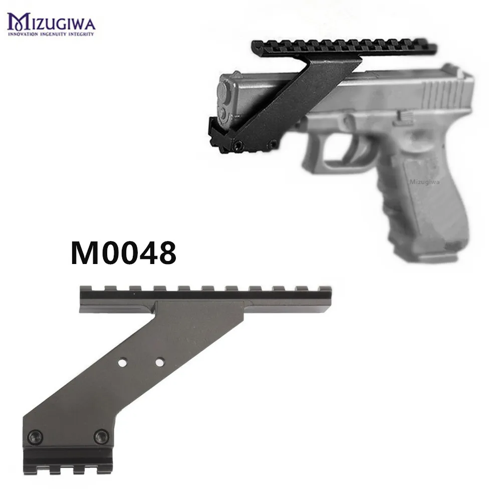 Hunting Pistol Scope Mount Rail Fshlight Laser Weaver Picatinny Glock