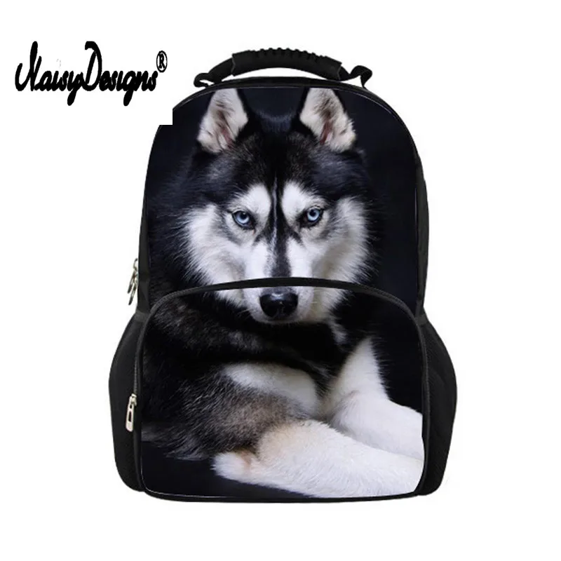 

Noisydesigns Harajuku style Huskie Women Backpack Children New School Bag Female Large Pug Printing Backpack Animals Mochila Bag