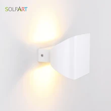 A1016 small light small wall light led light white shade aluminum shade wall lamp modern indoor wall light