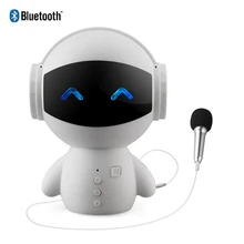 Cartoon Robot Bluetooth Speaker 5W Wireless Receiver Speaker Stereo Music Player Support Karook TV TF AUX And Power Bank