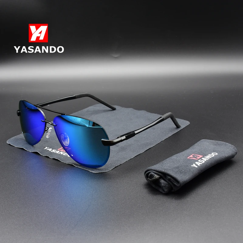 Поляризованные солнцезащитные очки es мужские 2019 новые YASANDO Роскошные брендовые