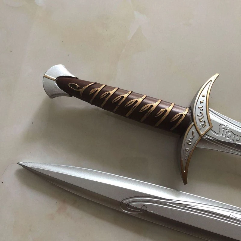 1:1 Косплей из фильма «Властелин Колец» меч Хоббита Фродо Бэггинс 72 см меч из Стинга детский подарок безопасный материал из искусственной кожи