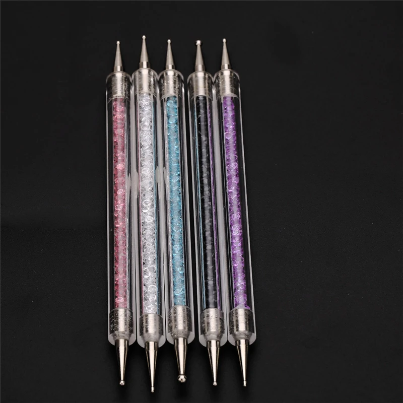 

Two-Way Dotting Pen Nail Gel Polish Builder DIY Nail Art Design Marbleizing Nail Manicure Painting Drawing Tool Set Nail Art