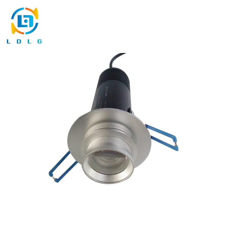 

2017 Popular Indoor Black Ceiling 10W LED Projector Aluminum Alloy Single Image Static 10W LED Image Gobo Logo Light Projectors