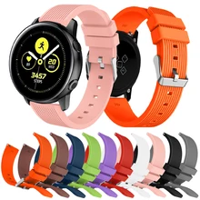 for Samsung Galaxy Watch Active Band Silicone Wristband for Galaxy Watch 46mm Bands Bracelet Watch Strap 20mm Watch Band