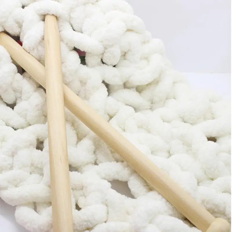 6 цветов DIY синель шерсть грубая пряжа шерстяное одеяло ледяные полоски утолщенное синель одеяло ручной работы пряжа