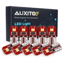 AUXITO 10x T10 LED Canbus Bulb W5W LED Automobiles for Peugeot 206 407 508 308 Car Interior Dome Light Reading Lights Error Free AUXITO 10x T10 LED Canbus Bulb W5W LED Automobiles for Peugeot 206 407 508 308 Car Interior Dome Light Reading Lights Error Free