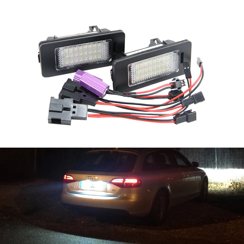 canbus led number plate lights