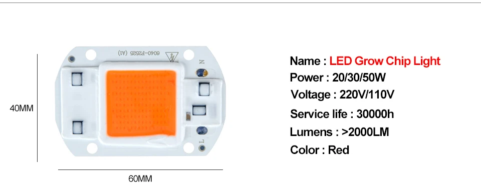 LED Chip Lamp with lens (4)
