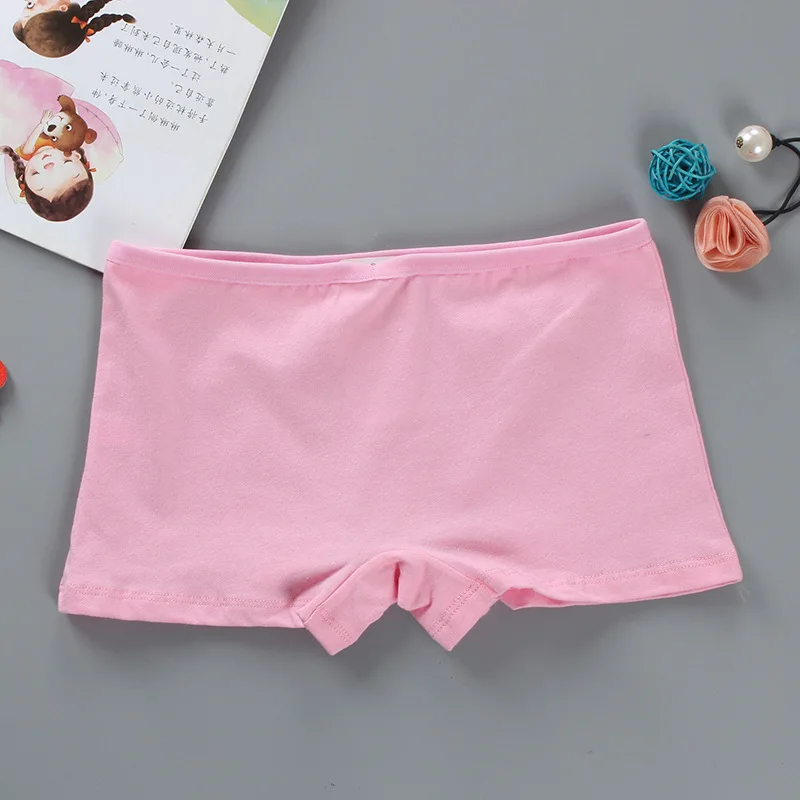High Quality Girl Safety Shorts Pants Solid Underwear Soft Elastic Cotton Leggings Girls Lace Briefs Short Pants For Children