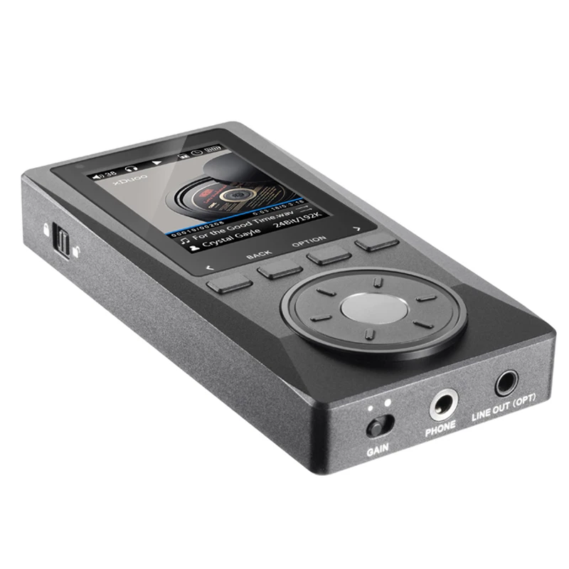 Портативный Hi Fi плеер XDUOO X10 музыкальный DSD без потерь с поддержкой оптического