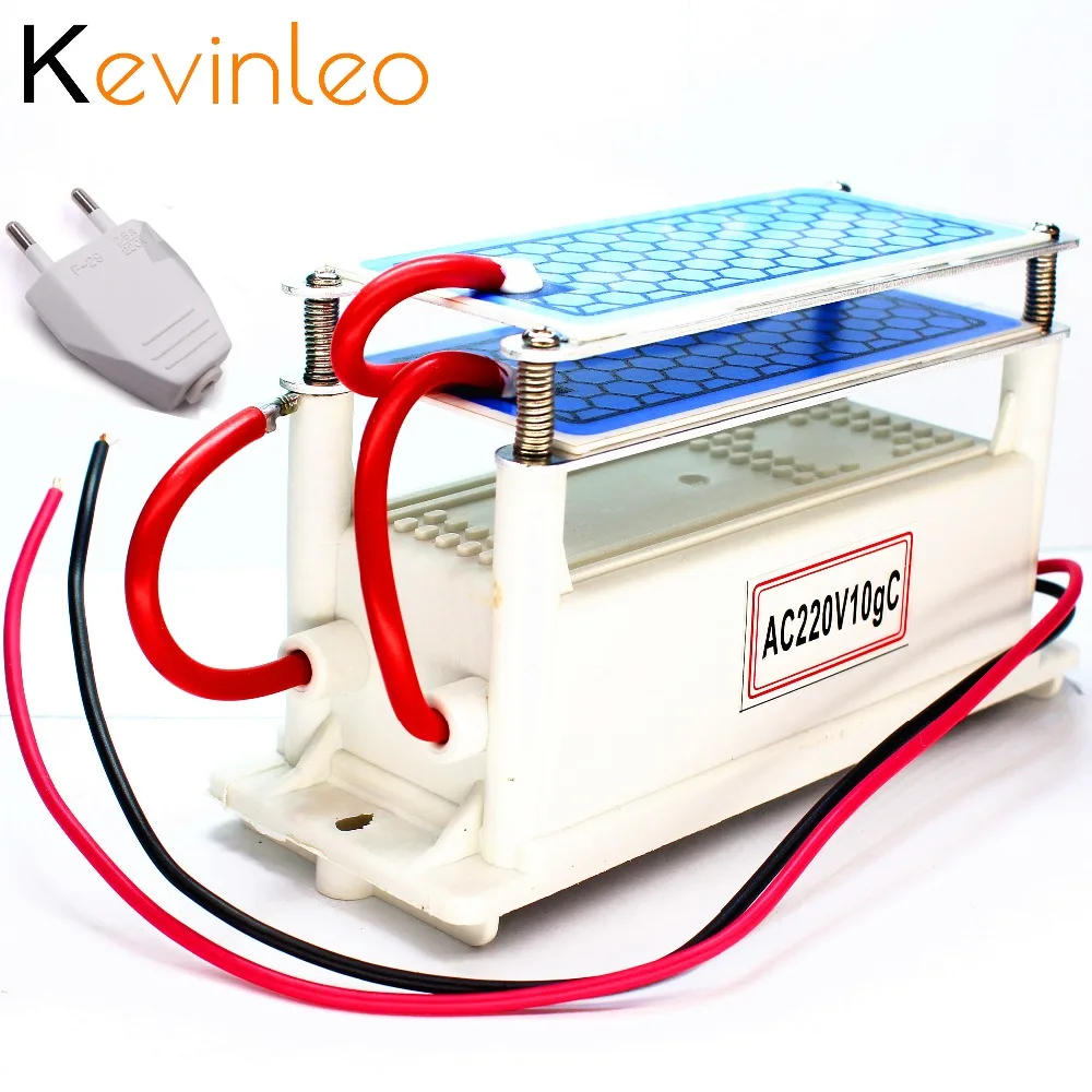 H doppio purificatore daria integrato Ozonizzatore 220V Generatore di ozono in ceramica 10G