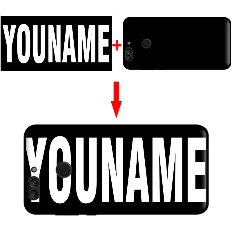 

mosirui For Huawei nova2plus p10 selfie Personalized Customized DIY Name Photo Cover Case Colorful silicone Printed Phone Shell