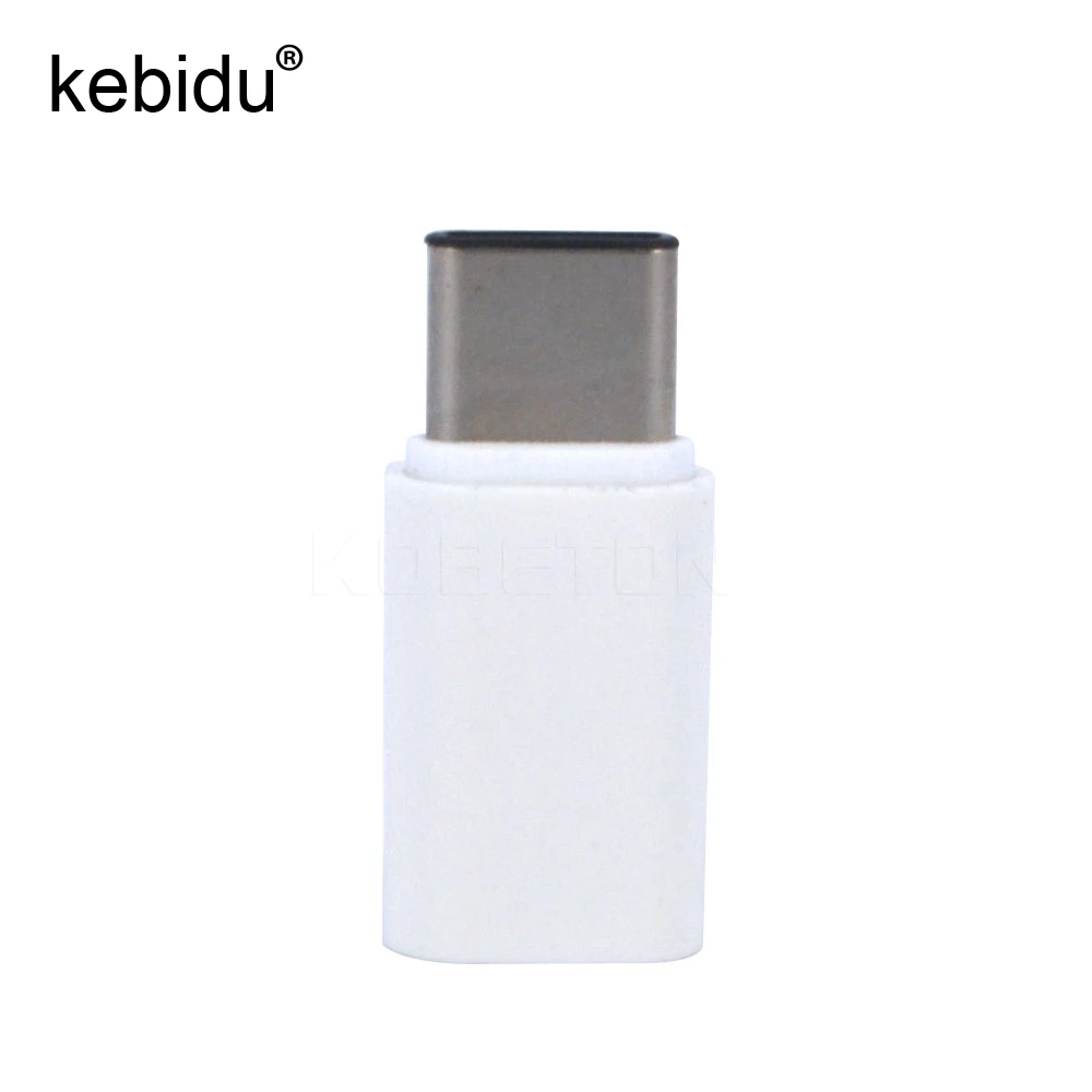 Kebidu 50 шт. USB 3.1 Тип C на Micro USB 2.0 данных Трансмиссия головы разъем адаптера конвертер для Планшеты Mobile телефон