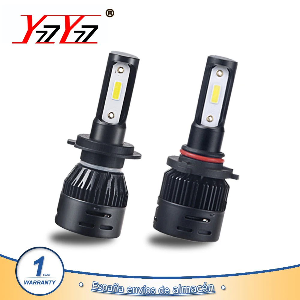 

Mini H4 Led H1 Car Headlight Bulbs DOB Chips 12V 72W H8 H9 H11 Bombillas Led H7 Luces Led Para Auto 12000Lm HB3 HB4 Led Fog Lamp