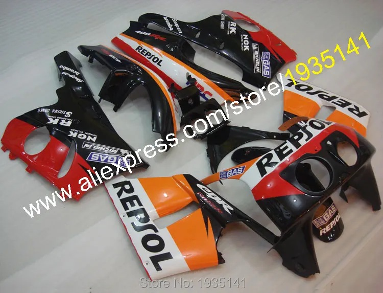 Repsol обтекатель для Honda CBR400RR NC29 тела комплект 1990-1998 CBR 400 RR 90-98 1990 1991 1992 Кузов Мотоцикл Обтекатели