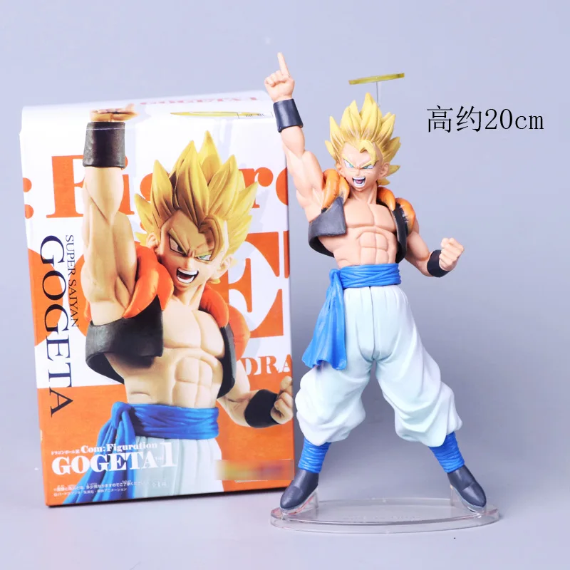 Аниме Dragon Ball Z Gogeta Вегета Сон Гоку Fusion Angel Aura Super Saiyan Chocolate figuation Com фигурка ПВХ Модель DBZ