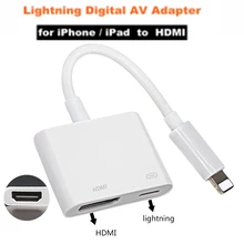 

For Lighting Lightning to HDMI Digital AV Adapter Cable For iPhone iPad to HD TV Audio Video Converter For iPhone X 8 7 Plus 6S