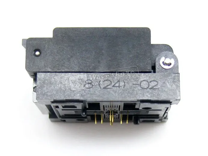 QFN-8(24)B-0.5-02 QFN8 MLP8 MLF8 Package Enplas IC Test Socket Programming Adapter 0.5mm Pitch