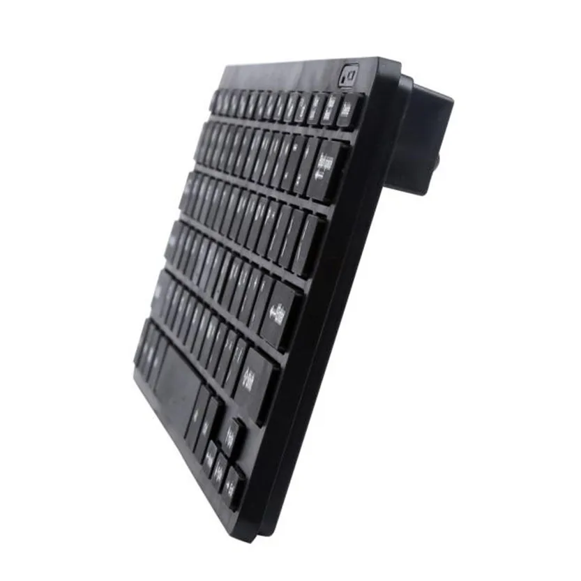 Del Black Версия Роскошный ультра тонкий Мини 2,4G беспроводной клавиатура мышь комплект для ПК ноутбук 1600 точек/дюйм Jun13
