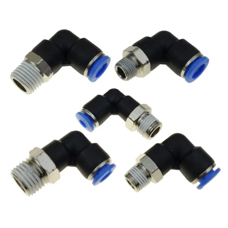 Пневмоподжимная трубка 4 6 8 10 12 мм диаметр х 1/8 дюйма 1/4 3/8 1/2 NPT|pneumatic push in fittings|push inair