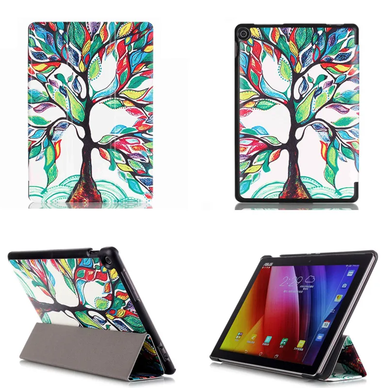 

Print Case For ASUS Zenpad 10 Z301MLF Z301ML PU Leather Funda Stand Tablet Cover For ASUS Zenpad 10.1" Z300C Z300M Z300CL Coque