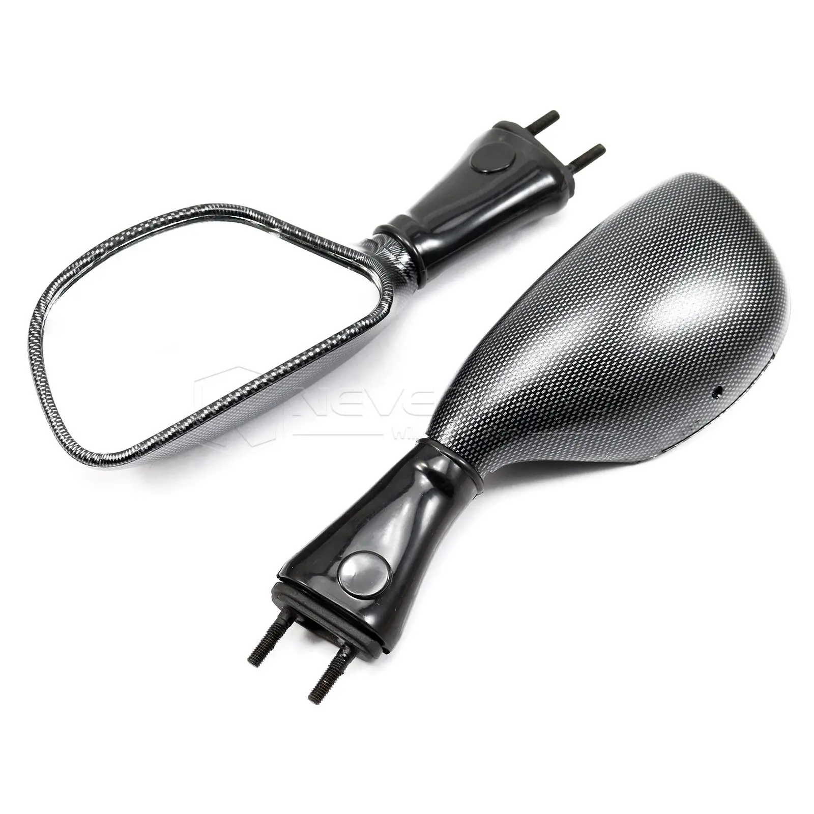 

For Kawasaki ZX6R ZX9R 1998-2003 Ninja 650R 2006-2008 Side Rear View Mirrors Black Carbon Fiber Motorcycle Wholesale D10